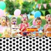 Kesfey 3 Packs Soccer Party Tablecloths 54 x 108 Inches Soccer Sports Ball Table Cover Disposable Waterproof Plastic Soccer Themed Birthday Table Cloth Rectangular Football Tablecloth for Boys Sports