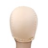 Bamboo Fiber Wigs Cap Soft Lace Fiber Wigs Cap with Adjustable Strap for Wig Making (Beige)