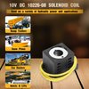 10226-08 Solenoid Coil, 10v DC, 25W, Single Lead Wire, Fits Valve Stem Series 08 80 88 98, Dump Trailer Solenoid