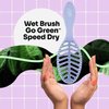 Wet Brush Speed Dry Hair Brush, Purple - Go Green Detangler - Vented Design & Ultra Soft HeatFlex Bristles - Ergonomic Handle Manages Tangle & Uncontrollable Hair - Pain-Free Hair Accessories