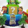 Super Why Birthday Cake Topper with Whyatt and Friends and Decorative Themed Accessories (Unique Design)