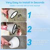 Outdoor Faucet Covers for Winter 2 Pack, Foam Outdoor Faucet Cover for Freeze Protection, Reusable Spigot Covers Winter Insulated, Outside Hose Bib Cover for Winter Insulation