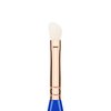 Bdellium Tools Professional Makeup Brush - Golden Triangle 765 Small Angled Shader - With All Vegan and Soft Synthetic Fibers, For Flawless, Professional Eye Shadow Application (Blue, 1pc)