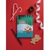 Stonehouse Collection | Fly Fishing Santa Christmas Card | River Fishing Holiday Cards |18 Cards and Envelopes | USA Made