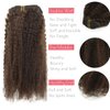 Loxxy Natural Clip In Hair Extensions For Black Women 3C 4A Afro Kinky Curly Clip In Hair Extensions Double Weft Real Remy Human Hair Piano Natural Black Mixed With Chocolate Brown 120Gram 20Inch
