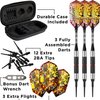 Viper Jaguar 80% Tungsten Soft Tip Darts with Storage/Travel Case, Coarse Knurling, 18 Grams