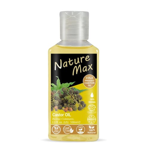 bonballoon Nature Max Castor Oil Essential Oils Natural Undiluted Pure Cold Pressed Premium No Additives Non GMO Kosher Halal for Hair Skin Care (1 Pack = 3.38 oz / 100 ml) زيت الخروع, See Pictures