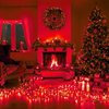 JMEXSUSS 250 LED Red Halloween String Lights with 8 Modes, 91.5ft Expandable Halloween Lights Outdoor Waterproof, Red Christmas Lights Indoor for Tree Patio Bedroom Party Holiday Decorations