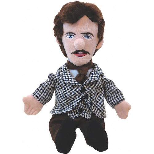 The Unemployed Philosophers Guild Nikola Tesla Doll - 11" Soft Stuffed Plush Little Thinker