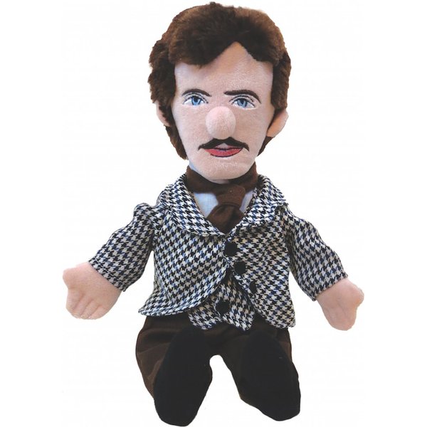 The Unemployed Philosophers Guild Nikola Tesla Doll - 11" Soft Stuffed Plush Little Thinker