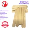 Bonka Bird Toys 2924 Pk100 Drilled Natural Wood Chew Sticks Parrot Foot Talon Craft Part Toys, Conure, Amazon, African Grey, and Similar Sized Birds