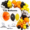 SNLN 152Pcs Construction Party Decorations Birthday Supplies Construction Balloon Arch Caution Tape Caution Sticker Construction Truck Foil Balloon Boy Kid Construction Theme Birthday Party Decoration