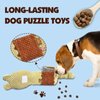 TOOPTATE Dog Puzzle Toys - Food Snuffle Puppy Toys to Keep Them Busy, Dog Puzzle Toy for Mental Stimulation, Squeaky Dog Toys for Puppies, Small and Medium Dogs (Beige Squirrel)