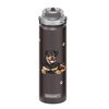 SERENGETI 24 Oz Water Bottle Stainless Steel with Spill Proof Lid - Double walled Vacuum Insulated water flask - Realistic 3D Print of your favorite dog (Rottweiler)