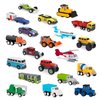 Driven by Battat – Pocket Fleet 1 – 20 Mini Toy Vehicles – Camper Van, Construction Trucks, Cement Mixer, Monster Truck, Race Car & More – Gift Toy Car Playset for Boys & Girls Age 3+ [Pack of 1]