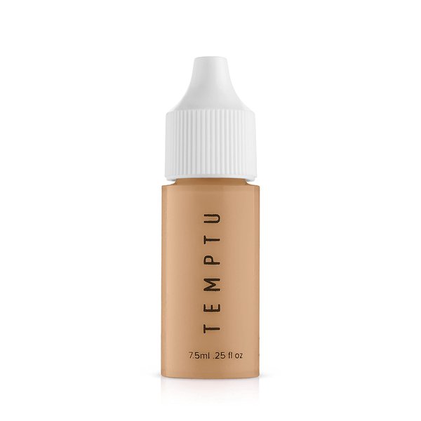 TEMPTU SilkSphere Airbrush Foundation: Long-Lasting Liquid Makeup, Medium to Full Coverage | 4-In-1 Formula Foundation, Primer, Concealer & Corrector | Luminous, Dewy Finish | 3.5N/W Buff | .25 Fl Oz