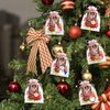 30Pcs Christmas Keychain Bulk Christmas Party Favors Christmas Keychain Santa Claus Keychain Christmas Winter Party Supplies Christmas Gifts Keychains for Students Christmas Classroom Favors