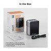 K&F Concept V Mount Battery 99Wh with PD100W Fast Charging,14.8V 6700mAh Mini V-Mount Battery with DC/D-Tap/Dual USB-C/USB-A/TFT Display/240W Charging Cable for Camera Camcorder Video Light Monitor