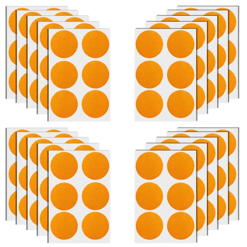 120 Pack DEET Free Mosquito Repellent Patchers Stickers for Kids Adults Natural Citronella Patches for Travel Outdoor Indoor,Orange