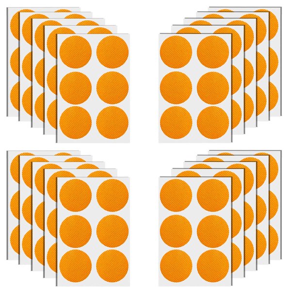 120 Pack DEET Free Mosquito Repellent Patchers Stickers for Kids Adults Natural Citronella Patches for Travel Outdoor Indoor,Orange
