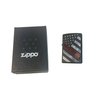 Zippo Lighter- Firefighter Flag Red Line Black Matte Windproof Lighter