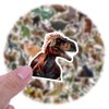 DinoRealistic Dinosaur Stickers for Teens, Waterproof Vinyl Pack - 110 Pack Cute Cartoon Decals for Laptop, Water Bottle, Skateboard, Hydroflask, Phone Bumper