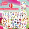 UVUXO Fairy Temporary Tattoo for kids - 10 Sheets Butterfly and Castle Temporary for Girls Boy Body Arm Shoulder Cute Tattoos Stickers, Birthday Party Supplies Gifts for Kid