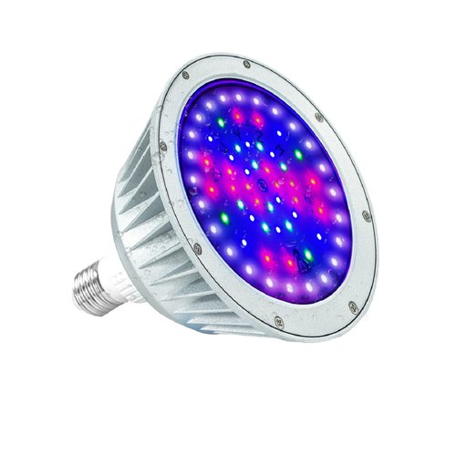 SEURON LED Pool Light Bulb, 12V AC 40W RGBW Color Changing led Pool Light Bulb for inground Pool, E26 Replacement Bulb for 500W Pentair and Hayward Fixture (12V-RGB+White)