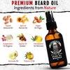 Mad Viking Valhalla Beard Oil - Hydrate, Soften And Grow Your Beard Naturally. Fight Itch And Dandruff With A Smooth Sandalwood & Vanilla Scent, Made In The USA - 2oz