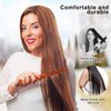 Small Round Brush for Blow Drying, 2 PCS Mini Quiff Roller Brushes Portable Curling Brush Travel Round Brush with Wooden Handle and Nylon Bristles Styling Hair Brush for Curling, Short Hair,Thin Hair