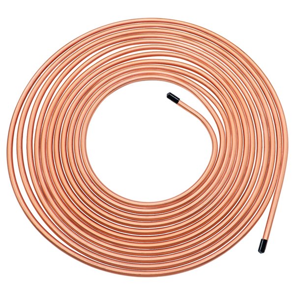 Tnisesm 3/16" Brake Line Tubing Kit, Upgrade Flexible Copper Nickel Brake Line Tubing Roll for hydraulic brakes Fuel Transmission System