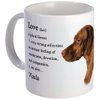 CafePress Vizsla Love Is Mug 11 oz (325 ml) Ceramic Coffee Mug