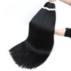 Pre Stretched Braiding Hair 36inch 6 Packs Synthetic Braiding Hair 1B Black Braiding Hair Pre Stretched Soft Yaki Braiding Hair For Braids Long Braiding Hair Extensions(1B,6Packs,36inch)