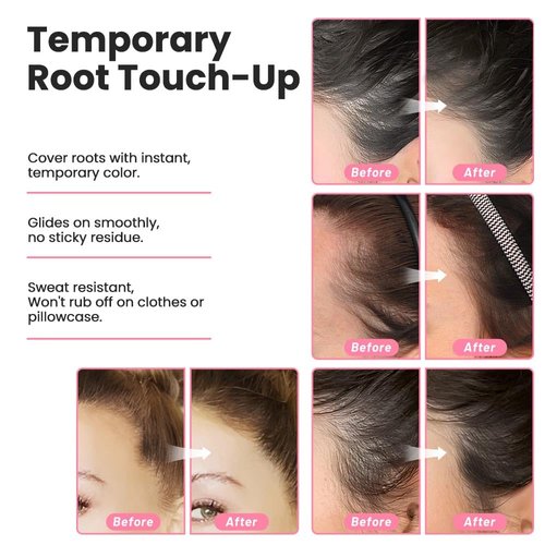ZENTANMEI Root Touch Up Hairline Powder Instantly Hair Powder for Thinning Hairline Cover Up Conceals Hair Loss Thin Hair Receding Hairline Shadow Filler for Men & Women (Medium Blonde)