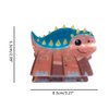 Novelty Brown Ankylosaurus Dinosaur Hair Clip,Acetate Claw Clips,Hair Clips for Women