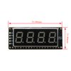 XICOOLEE PICO-8SEG-4B-LED, Red Digital Tube Display Module,74HC595 Driver Chip,5 Pin 4-Digit 8-Segment Display,Compatible with SPI Interface, for Raspberry Pi Pico Expansion Board