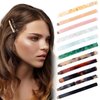 KIKOOD Bobby Hair Clips French long Barrettes Geometric Polished Tortoise Shell Hair Barrettes Clamps Hair Accessories for Women Girls Wedding Bridesmaid Valentines Day Party Birthday, 11pcs