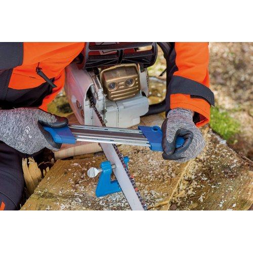 Pferd Filing Clamp, 17080 – for Securely Fixing The Guide Bar When Sharpening The Saw Chain – Flexible On-Site Use