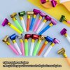 20 Pcs Blowouts Noisemakers Funny Party Blowouts Blow Horns Birthday Party Colorful Noisemakers Whistles Noise Makers for Birthday Sporting Events Graduation Wedding Party Supplies