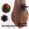 Hulyfw Hair Brush, 3D Round Curl Hair Brushes, Spherical Shape Styling Detangling Hairbrush for Women, Salon Round Hair Curling Curler for Curly/Long/Wet/Dry Hair