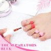 Mumufy 1000 Pcs Individual Pedicure Toe Separators Soft Foam Toe Spacers Comfortable Finger Toe Dividers Pedicure for Women Men Girls Manicure Feet Nail Polish Art Painting Spa (Multicolor)
