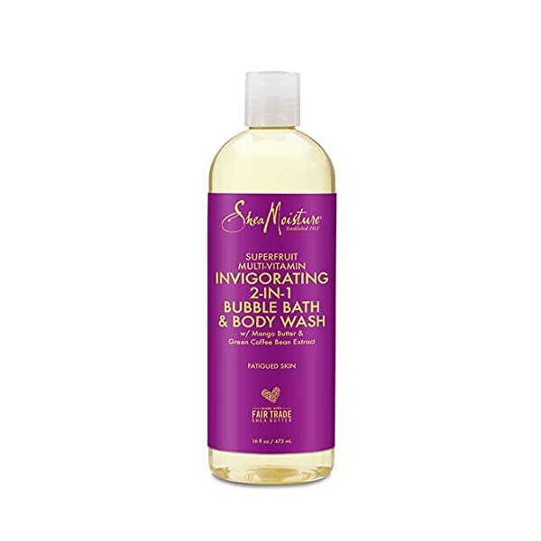 Shea Moisture Superfruit complex bubble bath & body wash, 16 Fluid Ounce