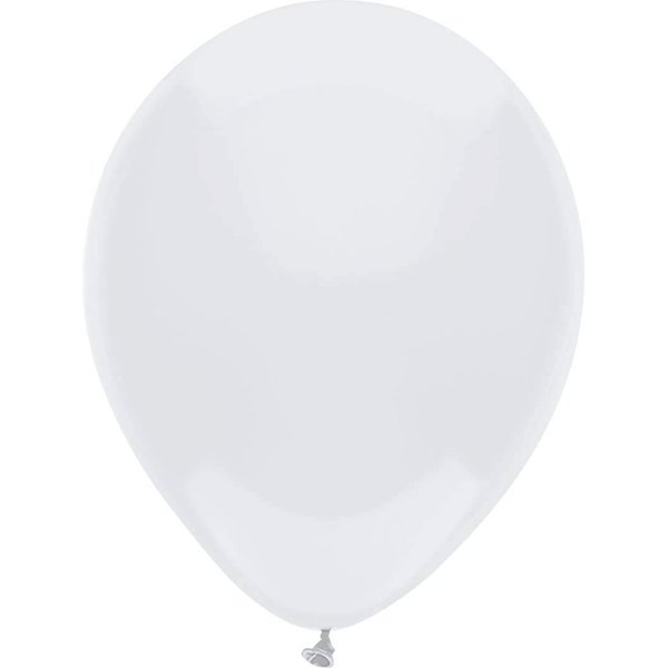 White 12" Latex Balloons 72ct