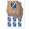 Deaf Hearing Loss Ear Temporary Tattoo Water Resistant Fake Body Art Set Collection - 54 1" Tattoos (1 Sheet)