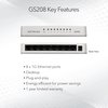NETGEAR 8-Port Gigabit Ethernet Unmanaged Switch (GS208) - Desktop, Ethernet Splitter, Silent Operation, Plug-and-Play
