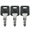 (3) KeyPower CK330 RV Keys for Kencon Baggage Door, RVs Camper Travel Trailer Motorhome