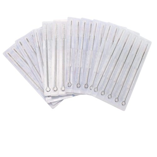 Tattoo Needles,50pcs Disposable Bugpin Needles Premium Quality Tattoo Needle Liners 7RL Tattoo Needles 7 Round Liner (7RL)