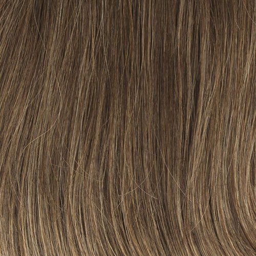 Top Perfect Hair Topper Color GL10-14 WALNUT - Gabor Wigs 10" Long Clip In Flexlite Synthetic Conceals Thinning Hair