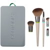 EcoTools Interchangeables Daily Essentials Total Face Makeup Brush Kit, Essential Oils, Multiuse Face Makeup Brushes, Bronzer, Blush, Powder, & Eyeshadow Brushes, Cruelty-Free & Vegan, 8 Piece Set