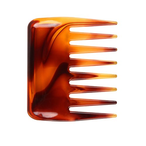 Mini Wide Tooth Comb,Small Travel Purse Hair Detangling Comb Beard Comb for Curly Wavy Hair Portable Care Comb Shower Comb Travel Combs for Men Women - Best Styling Comb for Wet,Dry,Long Hair (Brown)